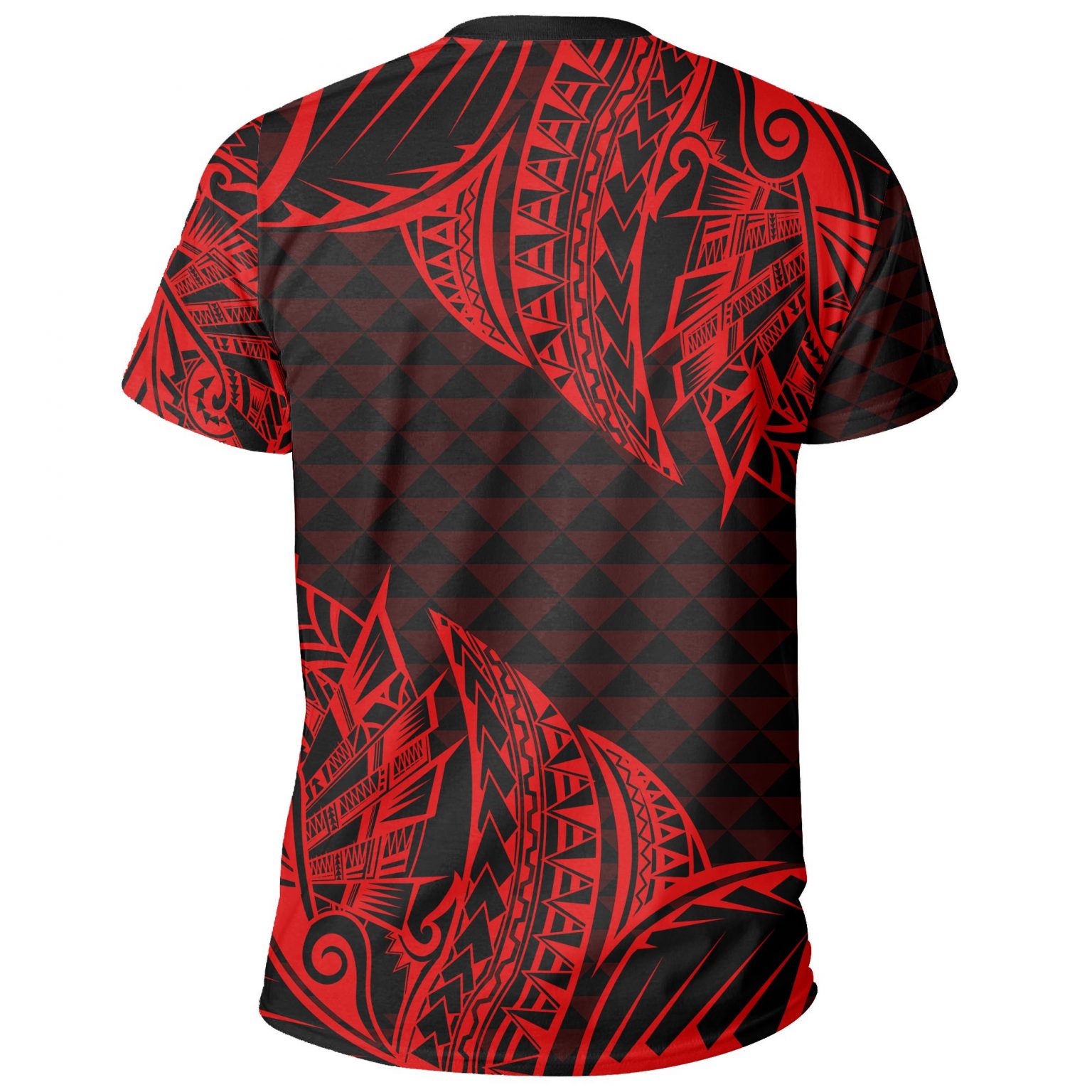 Hawaii Maka Polynesian T-shirt – Marcus Style – Red – Gaicness