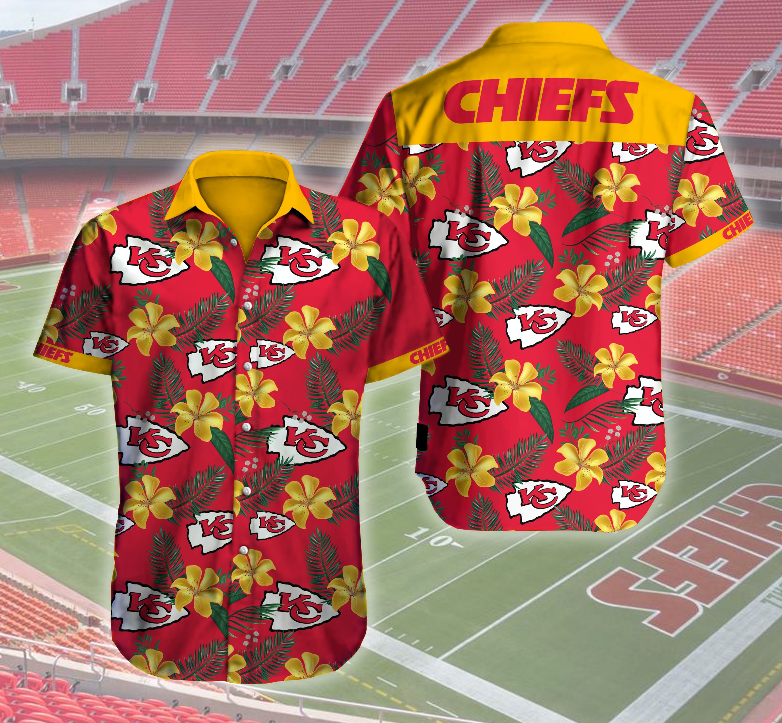 kc chiefs lace up shirt