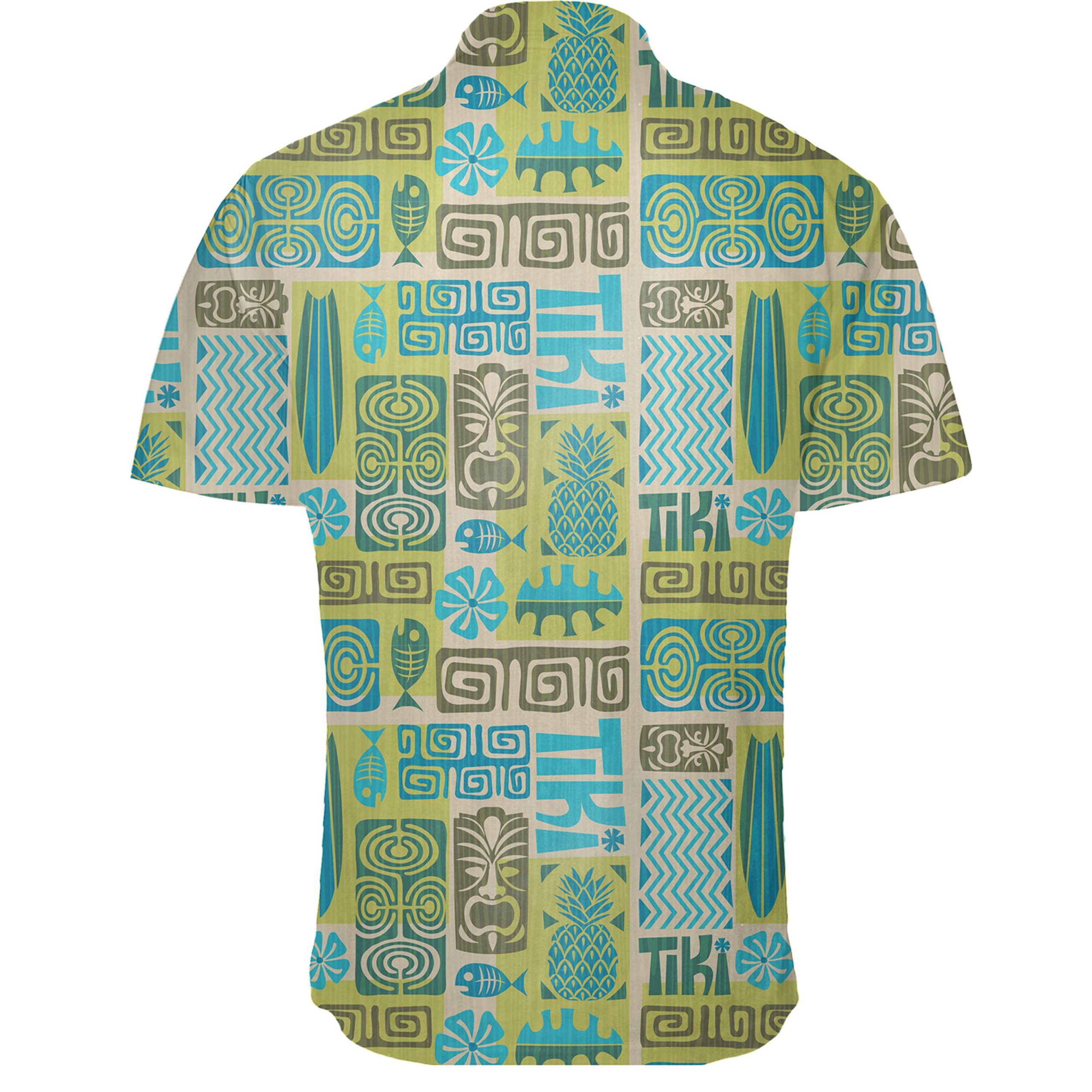 Hawaiian Shirt – Seamless Exotic Tiki Pattern Shirt – Gaicness