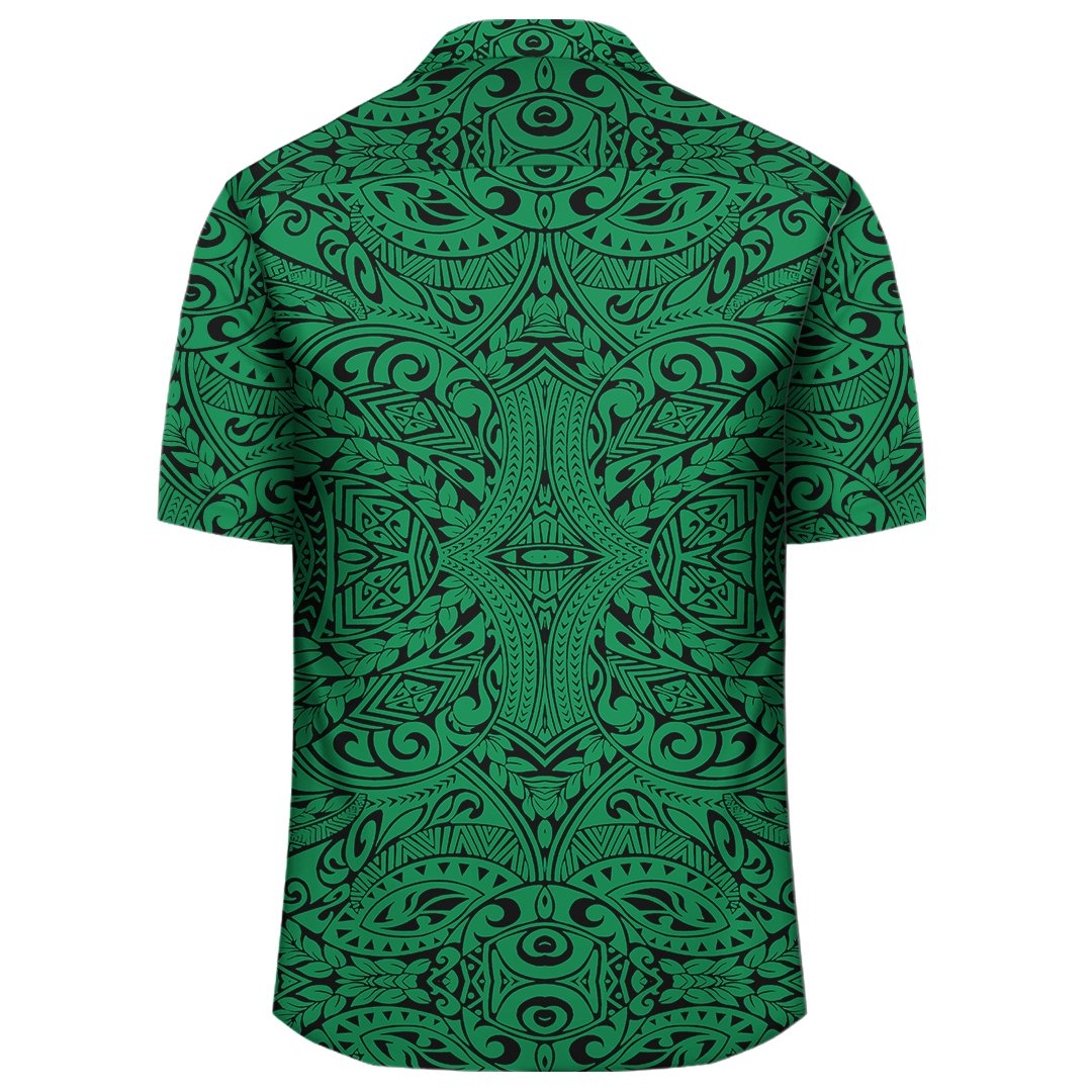 Polynesian Culture Green Hawaiian Shirt – Gaicness