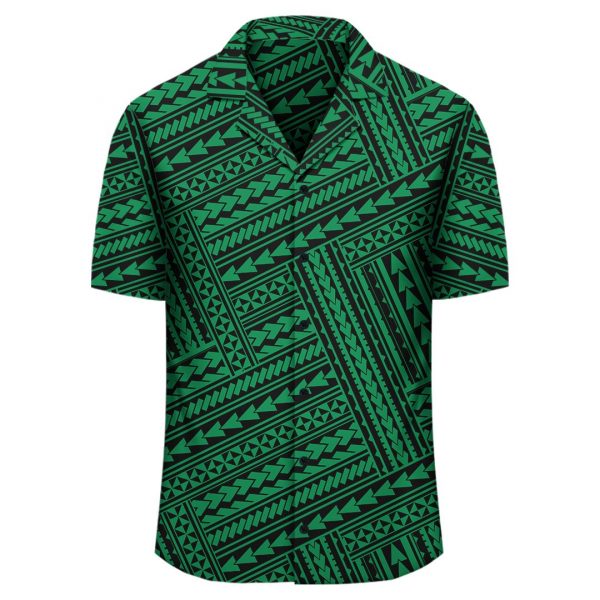 Polynesian Nation Green Hawaiian Shirt – Gaicness