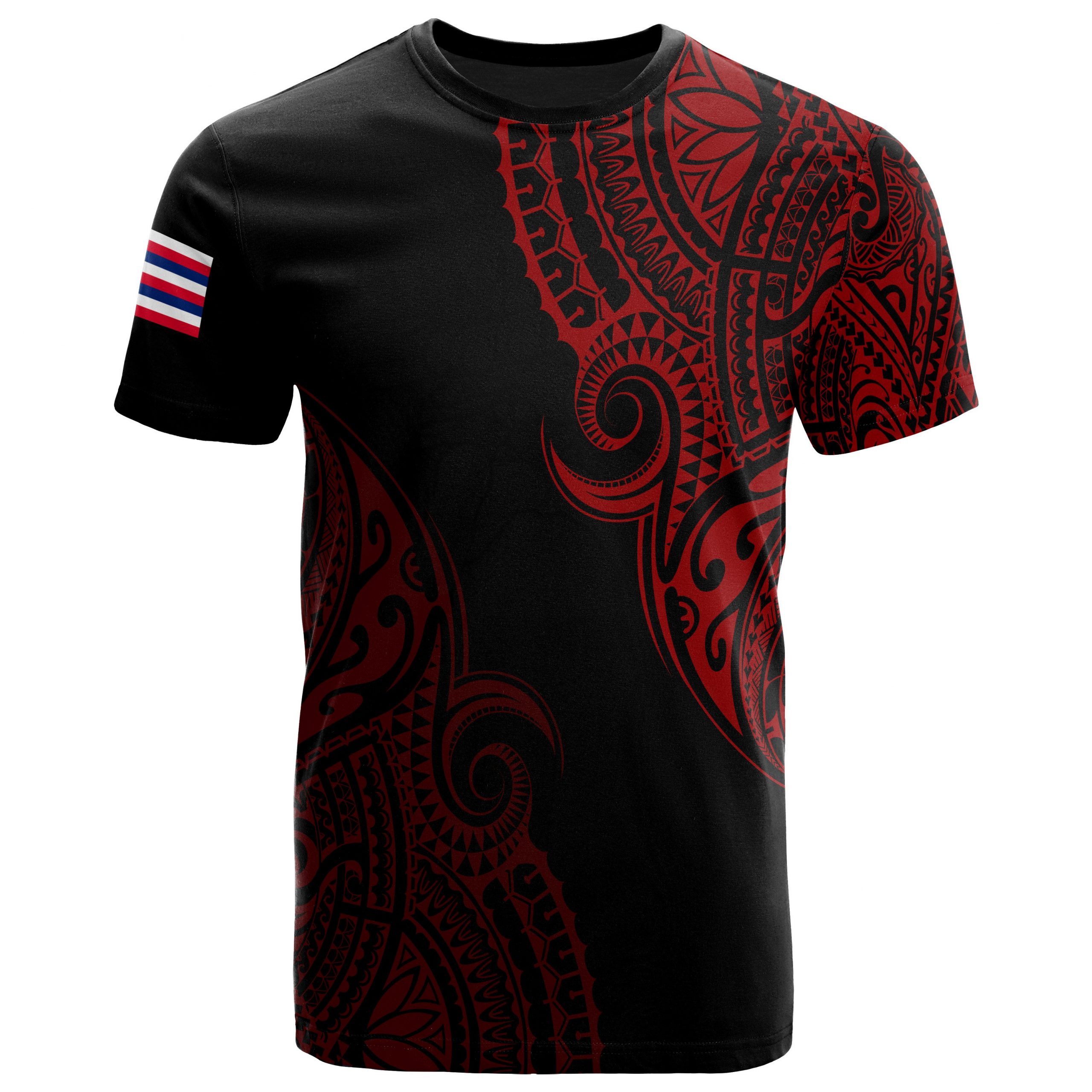 Personalized – Hawaii Map Polynesian Warrior Ikaika Unisex T-Shirt ...