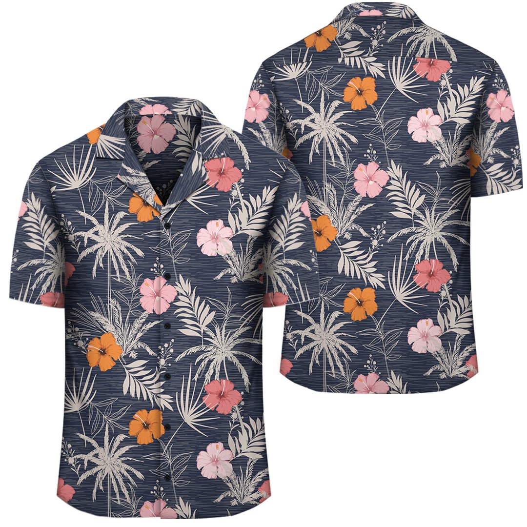 Tropical Grey Hawaiian Shirt – Gaicness