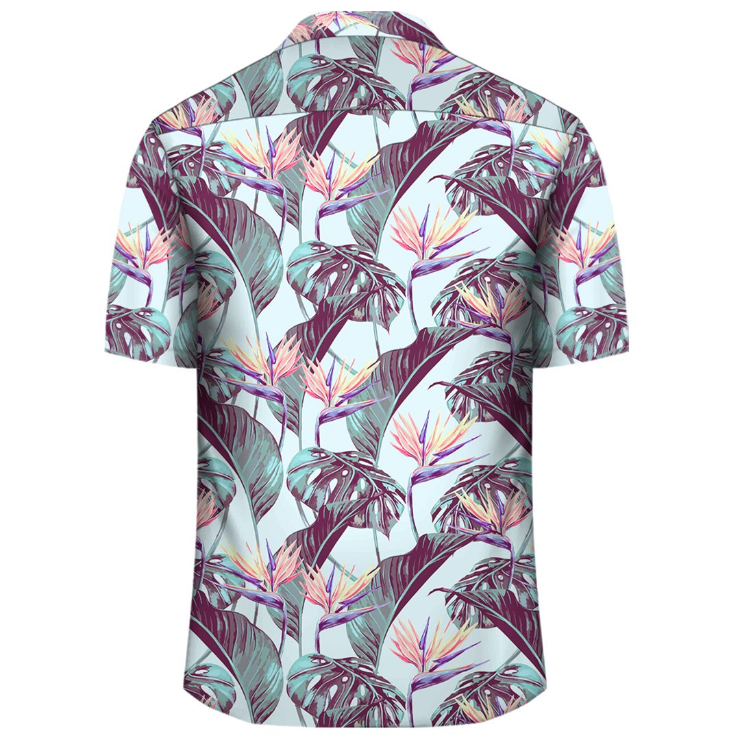 Tropical Monstera Leaf Hawaiian Shirt – Gaicness