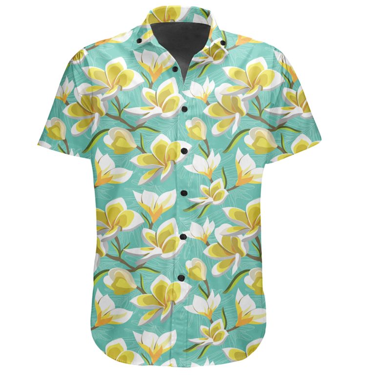 baby blue hawaiian shirt