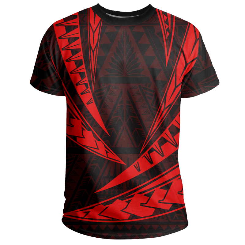 Hawaii Kanaka Polynesian T-shirt – Red – Gaicness