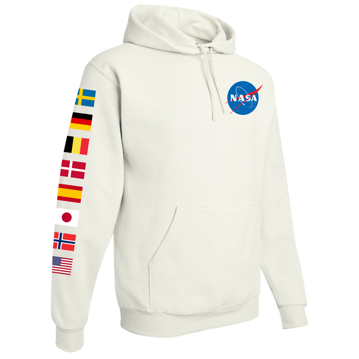 Nasa International Space Station Iss White All Over Printed Hoodie For ...